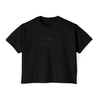 Frauen Boxy Shirt • "FUSSBALLKULT"
